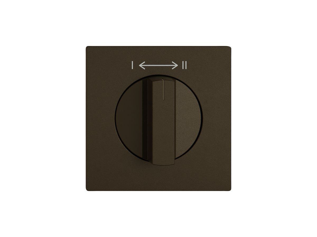 Montageset EDIZIO.liv SNAPFIX® f.Drehschalter m.Griff 1 → ← 2 br