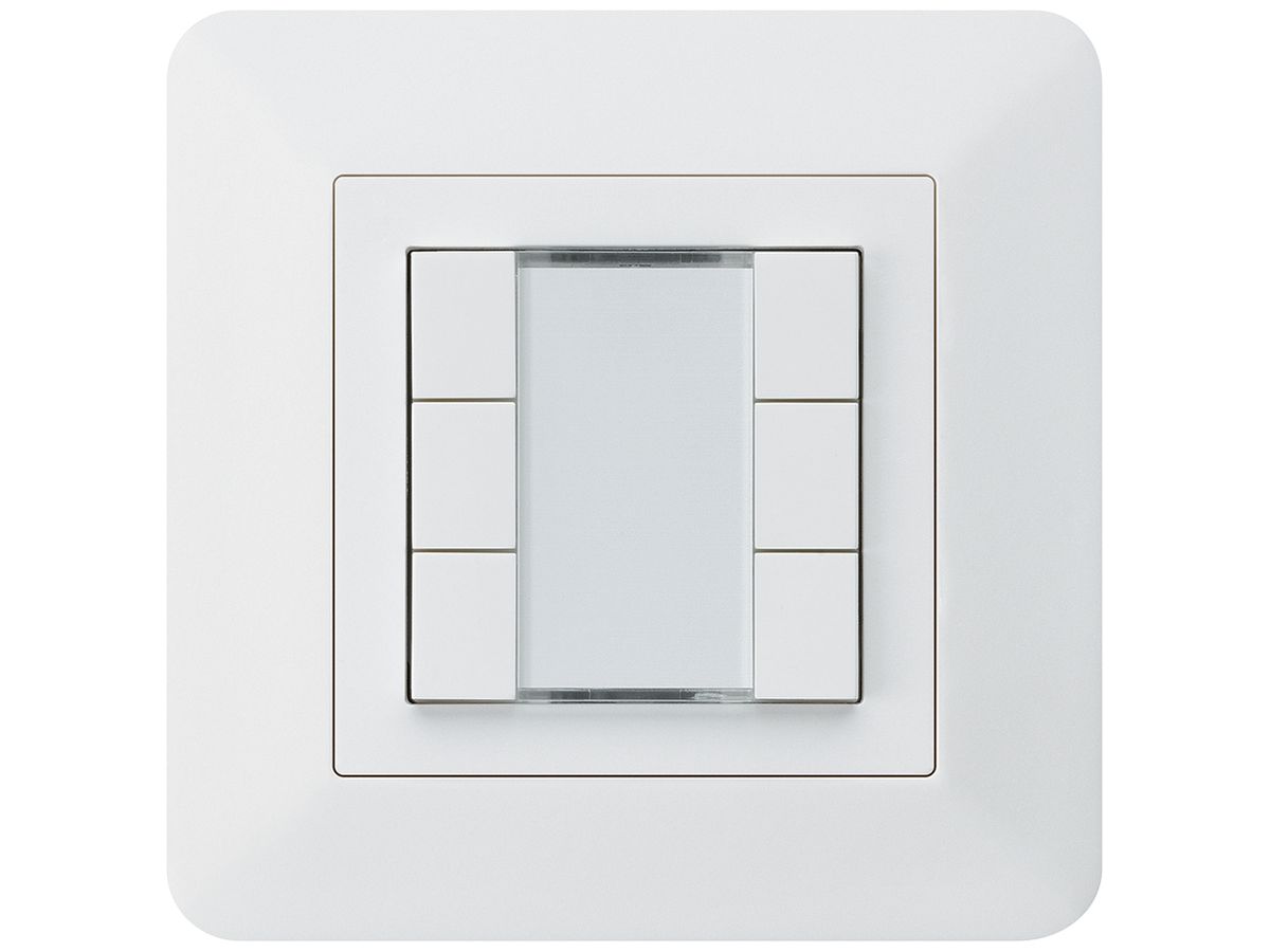 UP-Taster kallysto.trend KNX 6×s/e-link weiss