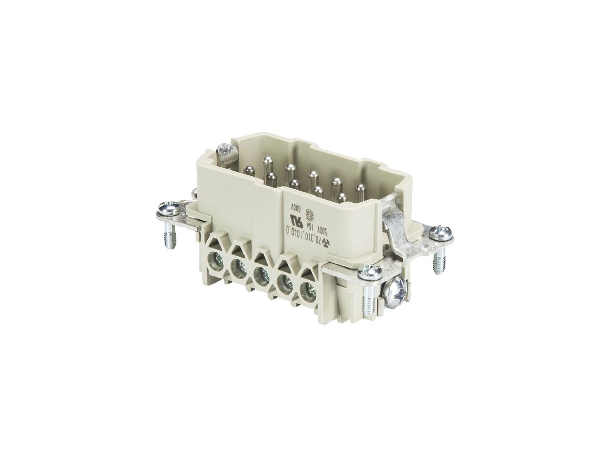 Steckereinsatz Wieland Electric revos BAS STS 10 2,5 50 10 16A 500V 0.5…2.5mm²