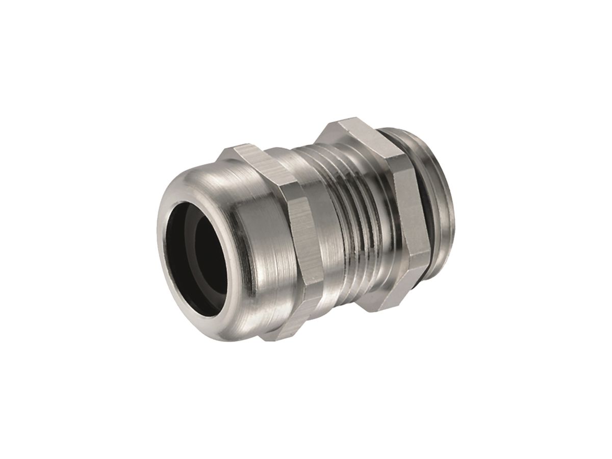 Kabelverschraubung WADI AB, PG29 für Kabel Ø22…28mm 8mm Messing vernickelt IP68