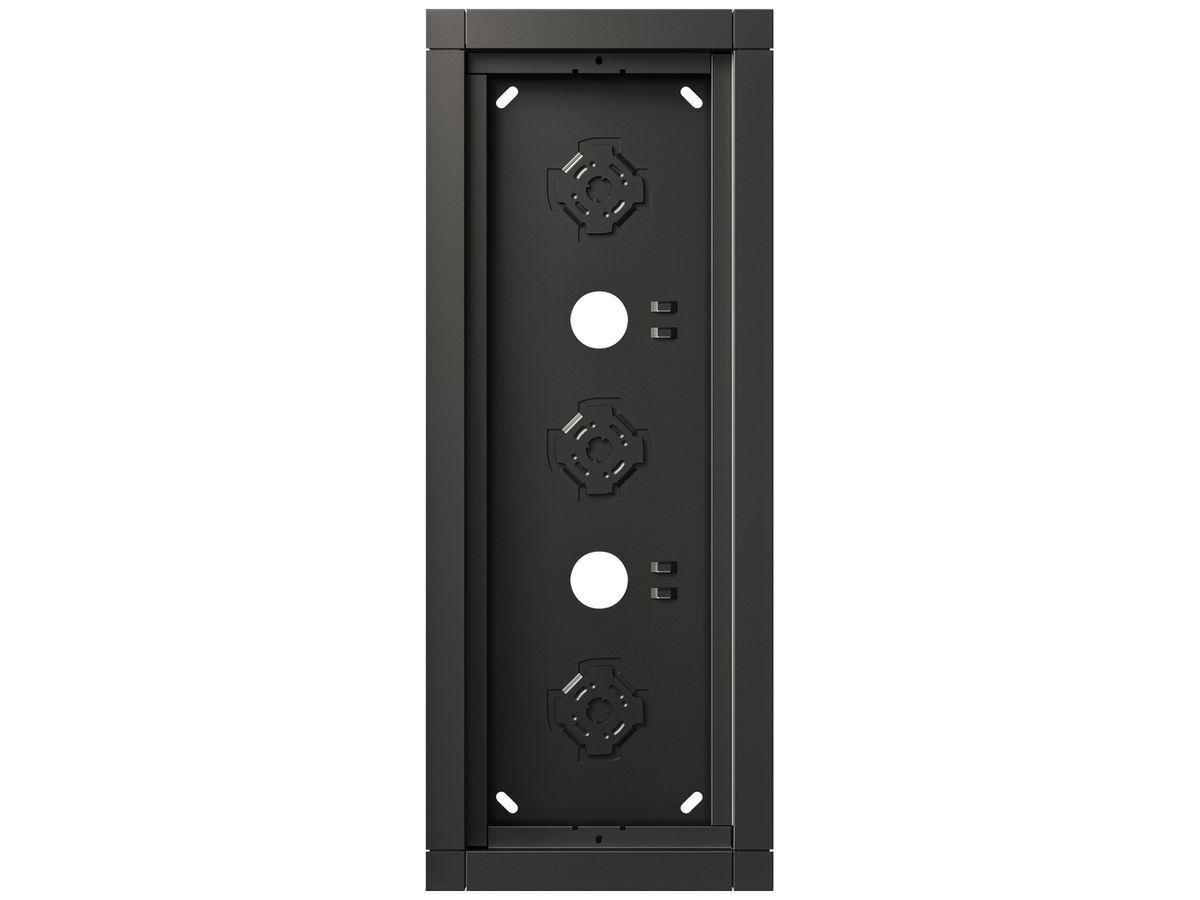 AP-Gehäuse Siedle 3× 132×332×36.5mm grau