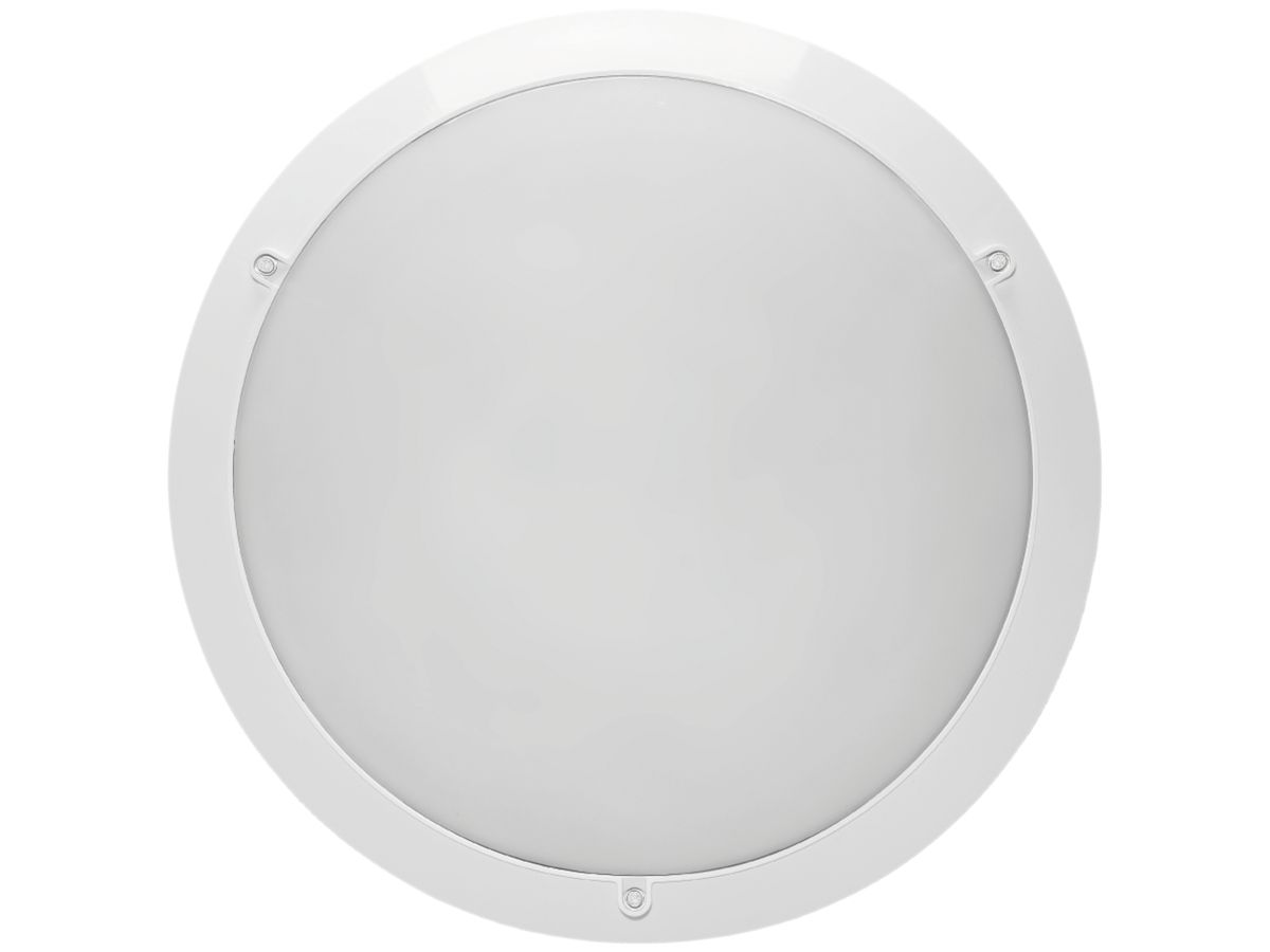 LED-Decken-/Wandleuchte ESSENTIEL 1000lm 9W ON/OFF Ø322mm vandalensicher weiss