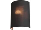 Leuchtenschirm SLV FENDA Ø230×305mm, halbrund, schwarz/Kupfer
