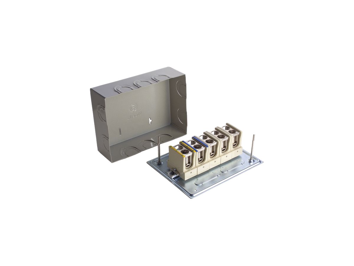 AP-Abzweigdose Woertz 5×120mm² 250×180×95mm grau