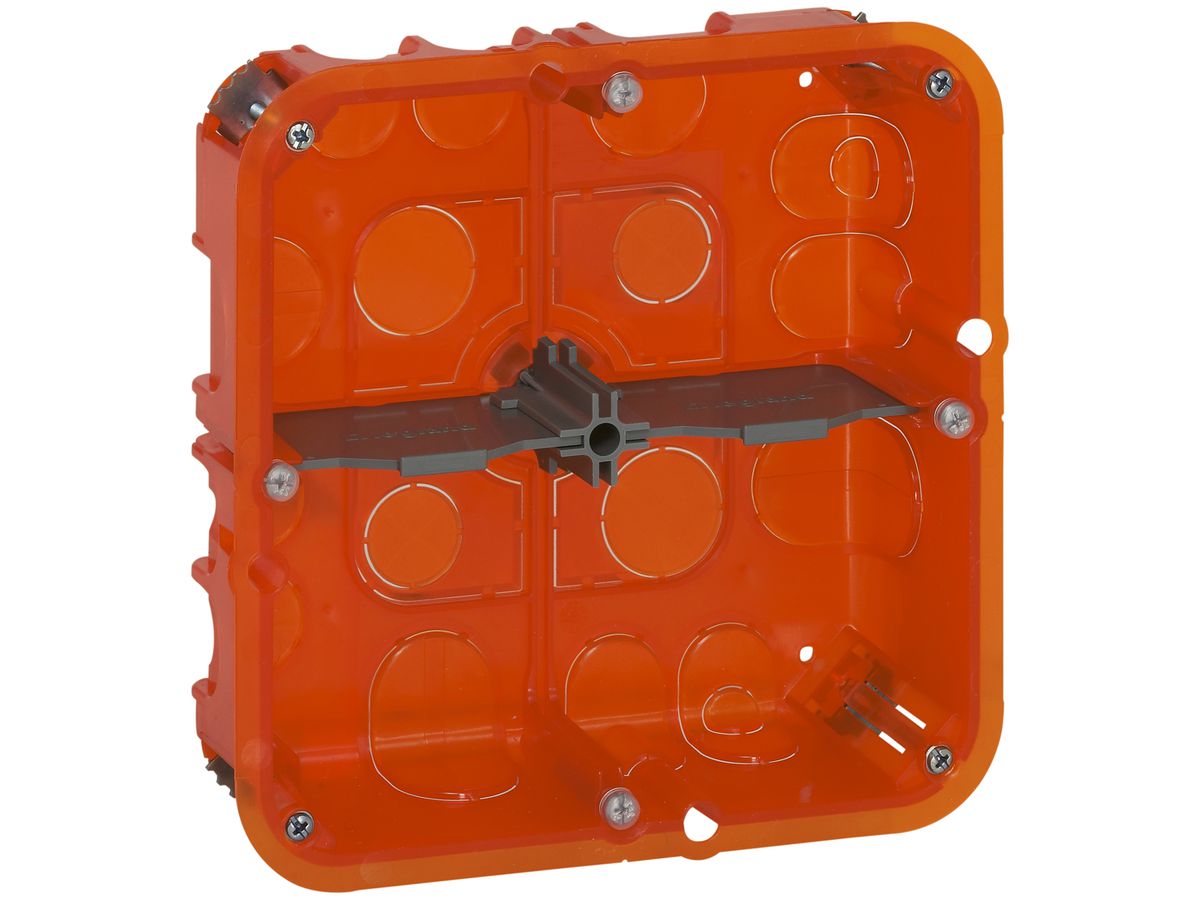 UP-Einlasskasten Legrand <M-M> orange 2×2 Module T=50mm Universal