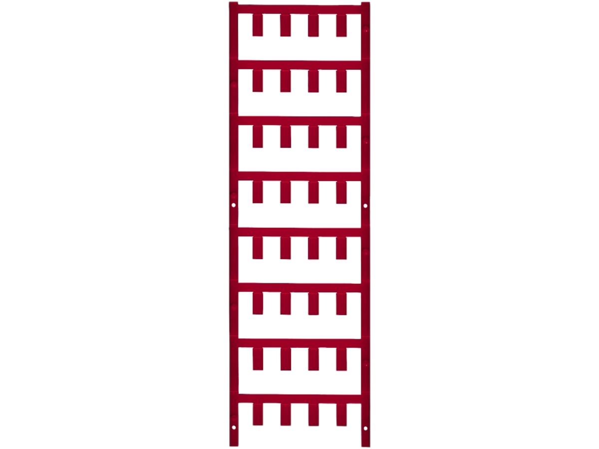 Leitermarkierer Weidmüller MultiCard SF für Ø3.6…6mm 12×5.7mm PA66 rot