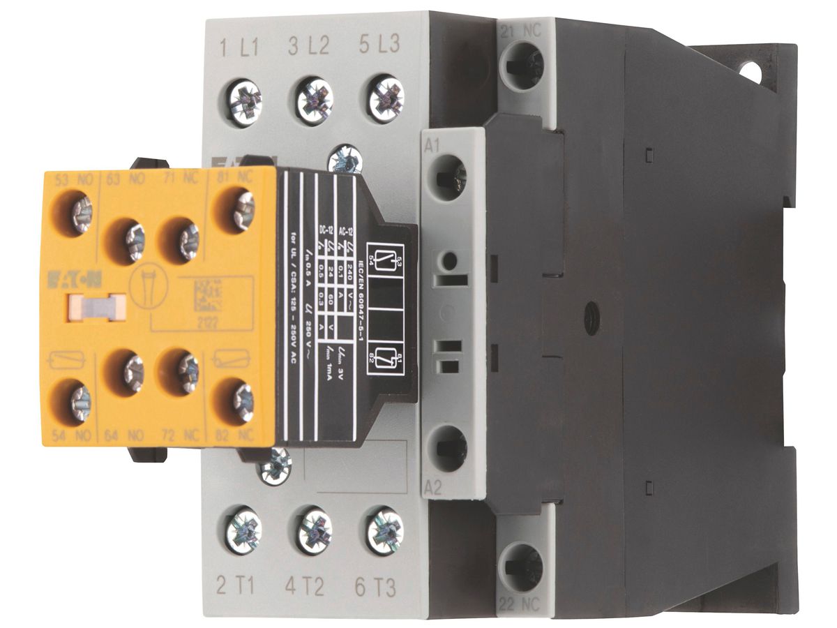 Leistungsschütz Eaton DILMS32-R23 24V DC 3NO 45A 32A 15kW 7kW 24…690V
