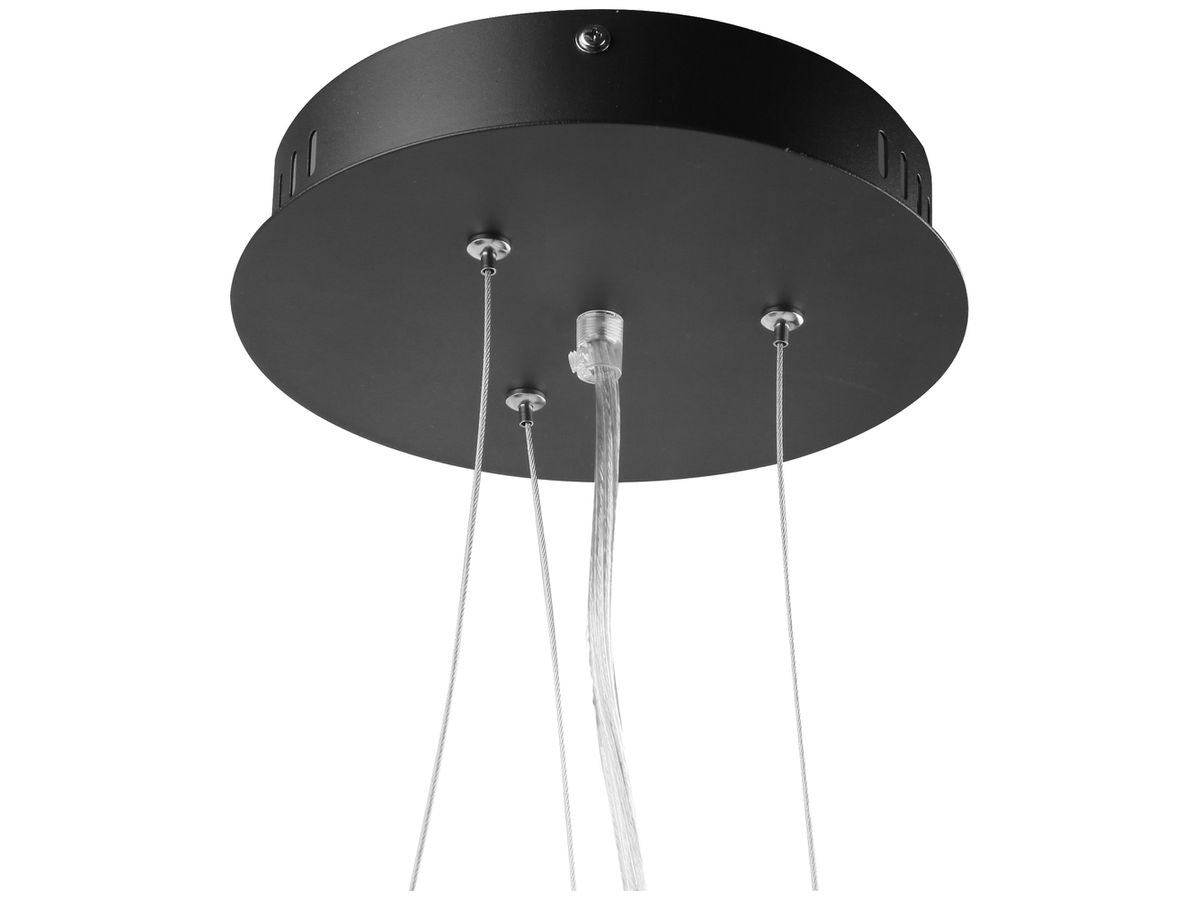 Abhängeset DOTLUX für DISCugr Ø600mm+Ø800mm schwarz