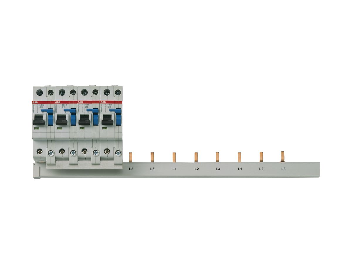 Kammschiene 1L+N, L1-L3+9mm