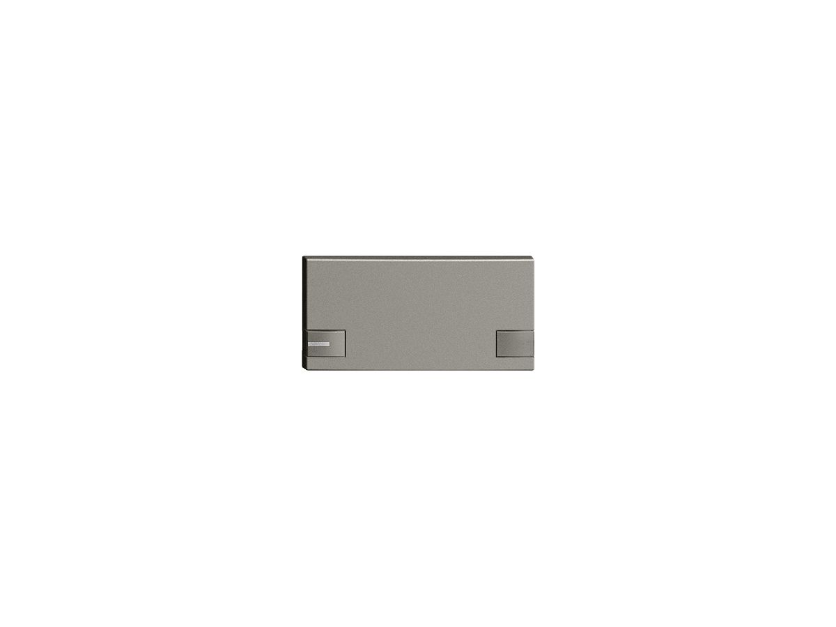 Taste 1/2 KNX/UNI-Taster mit LED EDIZIOdue Bedienung 2×dunkelgrau