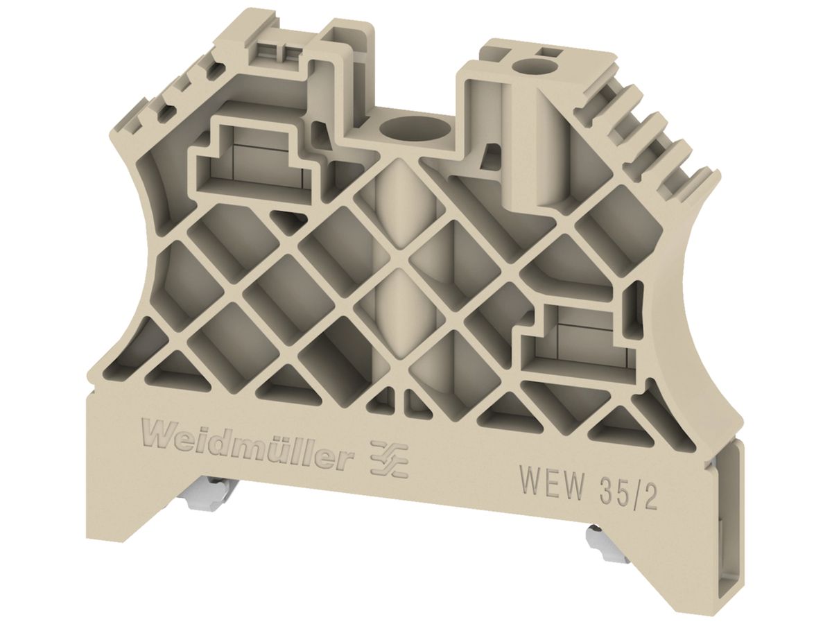 Endplatte TH35/G32 schraubbar 8×56×46.5mm beige