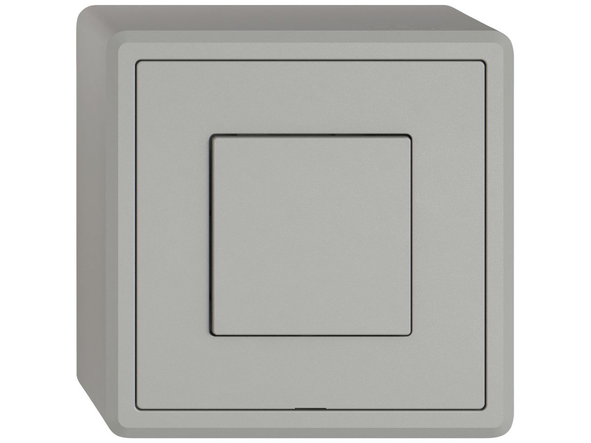 AP-Taster KNX RGB EDIZIO.liv KNX Basic SNAPFIX® 1T 1B LED hgu