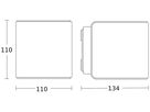 LED-Wandleuchte Steinel L 840 iHF Bluetooth 9.5W 305lm 3000K IP44 anthrazit