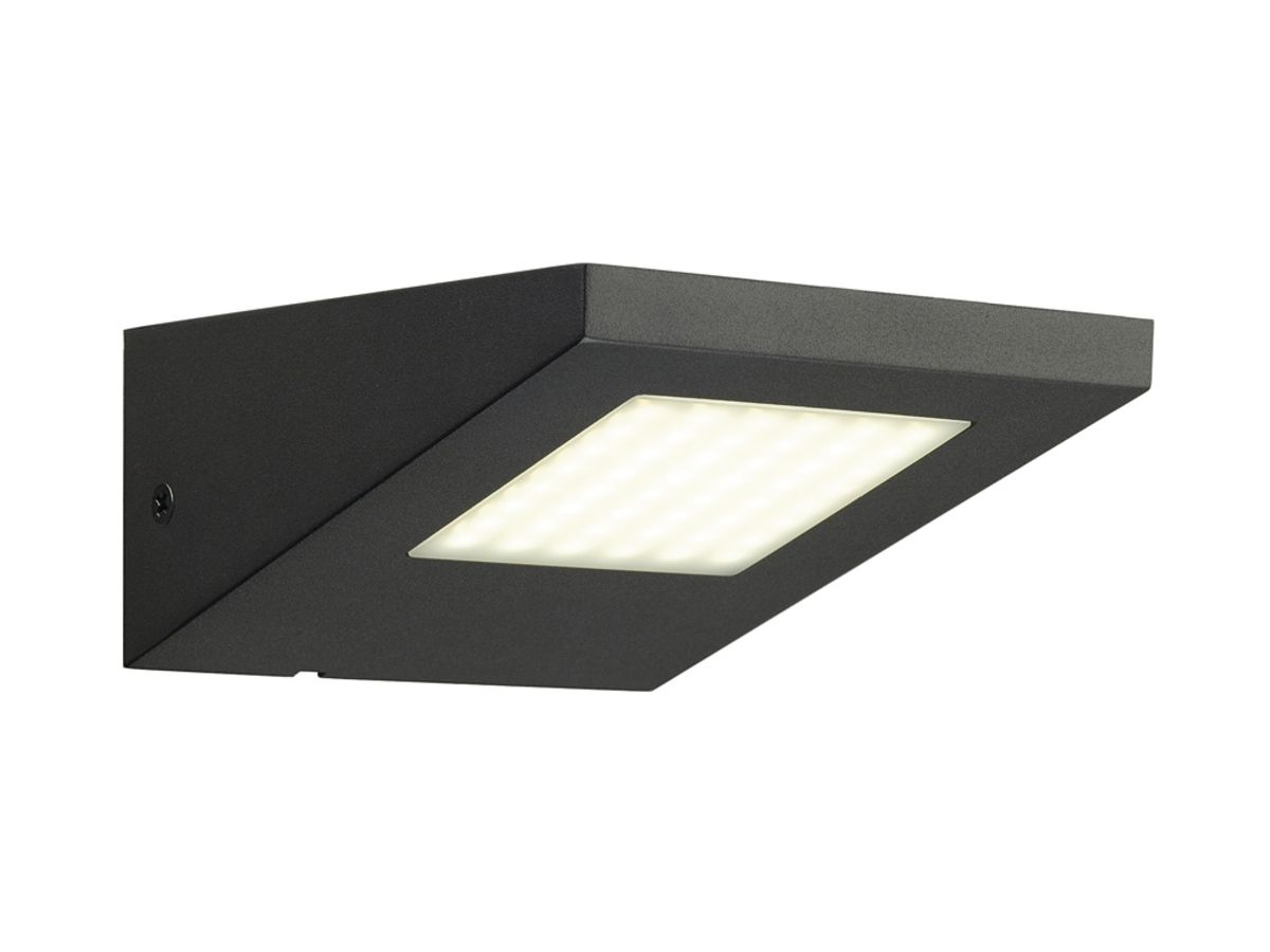 LED-Wandleuchte SLV IPERI WL, 5W 320lm 4000K IP44 anthrazit