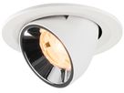 LED-Downlight SLV NUMINOS GIMBLE S 6.7W 1000lm 2700K NB DALI Ø90 ws/cr