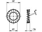 Fächerscheibe M12 12.5×20.5×1mm DIN 6798 A verzinkt