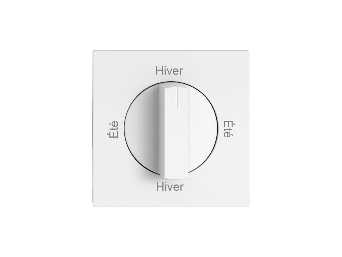 Montageset EDIZIO.liv SNAPFIX® f.Drehschalter m.Griff Été-Hiver-Été-Hiver ws