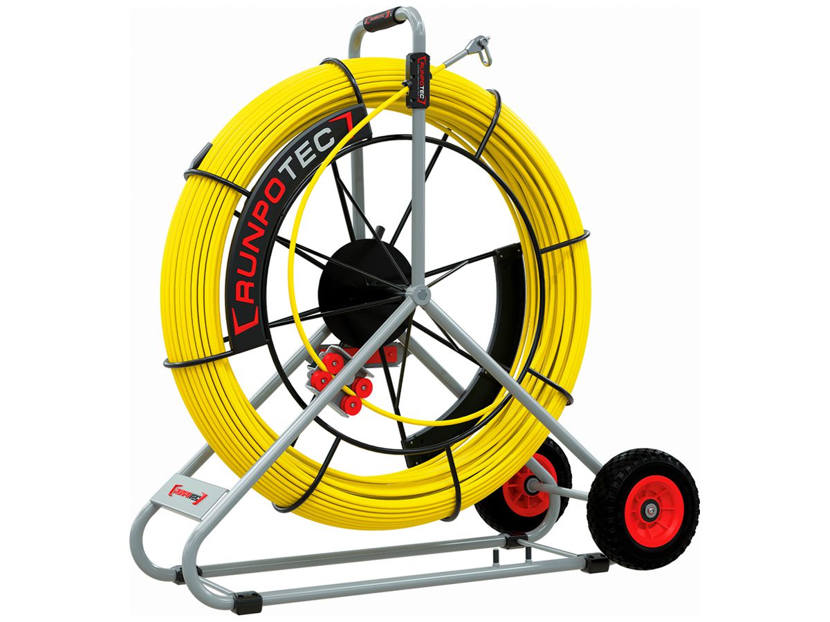 Kabeleinziehgerät Ø11mm, 100m Haspel, Gewinde RTG12mm