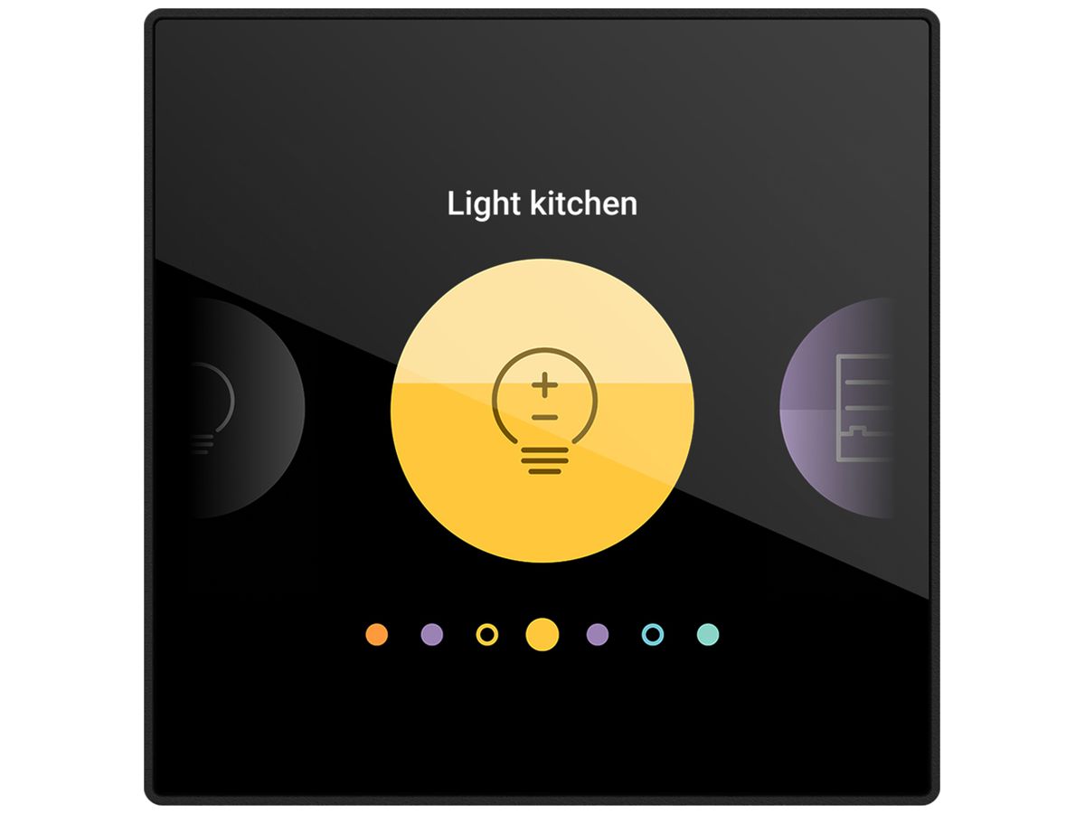 SmartHome-Bediengerät Niko NHC 3.6” 83×83×11.5mm