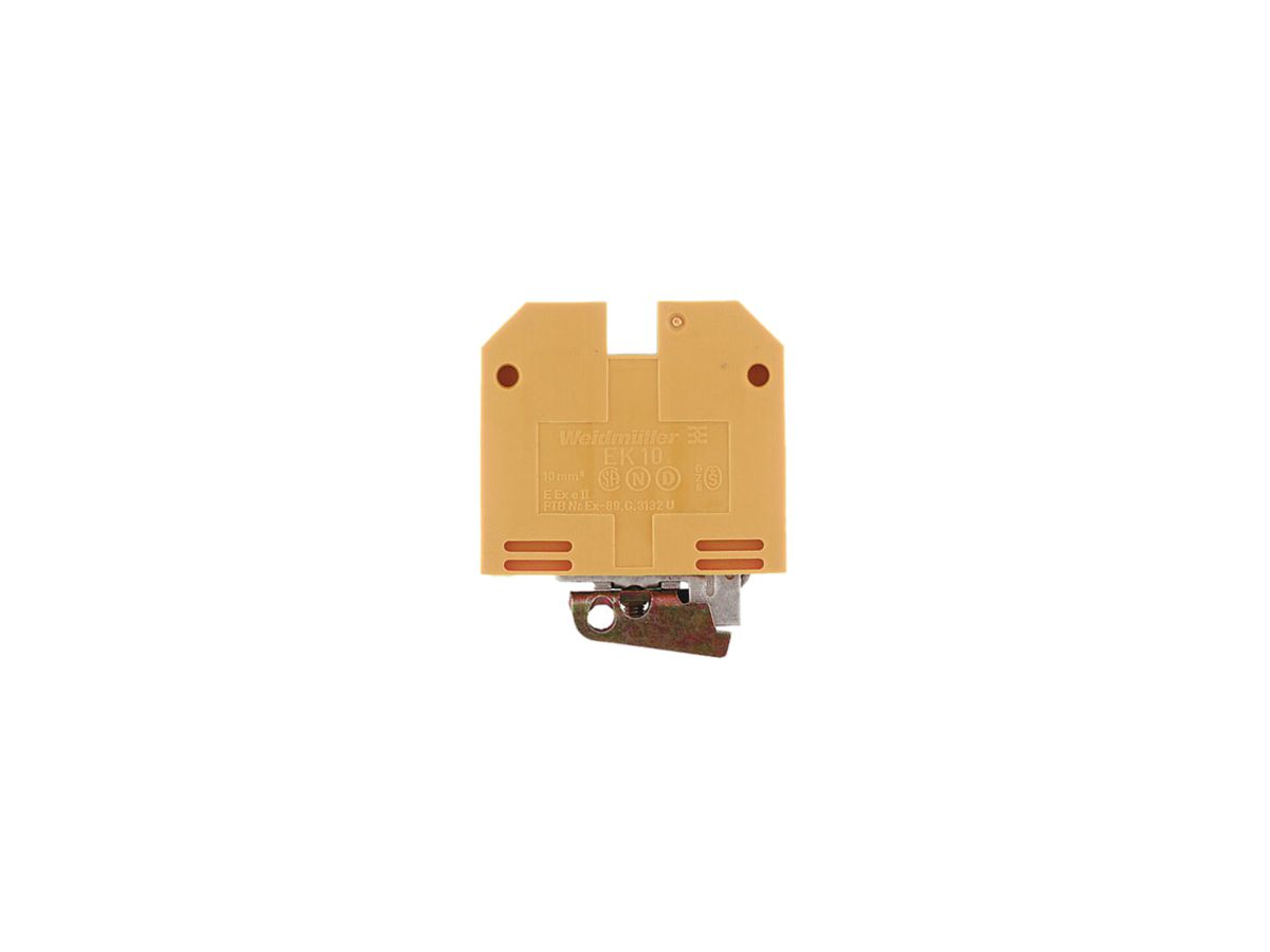 Schutzleiter-Reihenklemme Weidmüller EK Schraubanschluss 10mm² TS32 gelb/grün