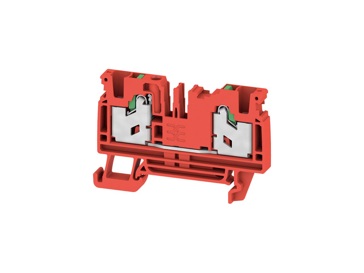 Durchgangs-Reihenklemme WM S2C 4mm² 32A 1000V SNAP IN 2×1 TH35 rt