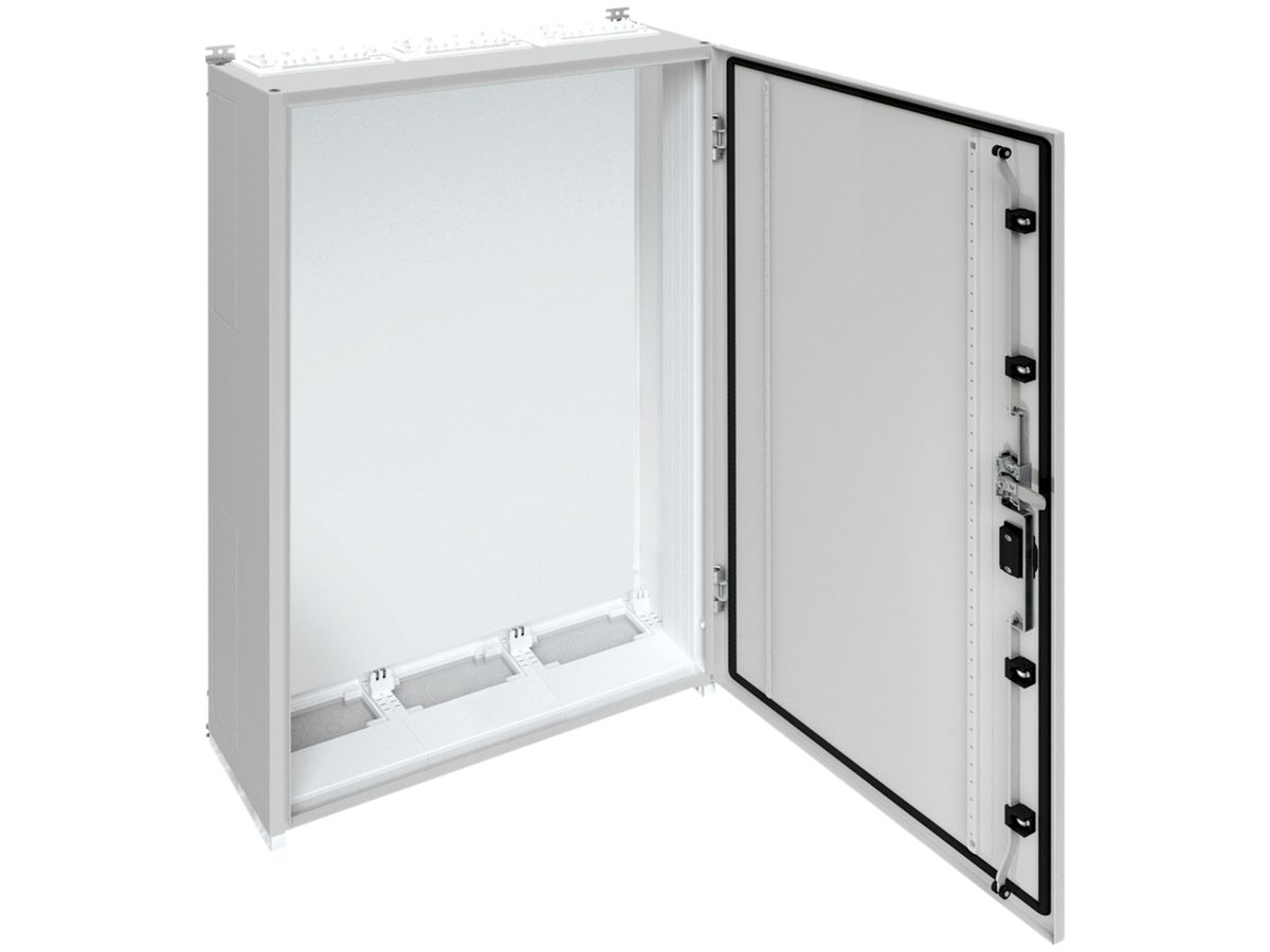 Wandschrank Hager univers mit Volltür SK II IP55 1400×800×275mm RAL 7035
