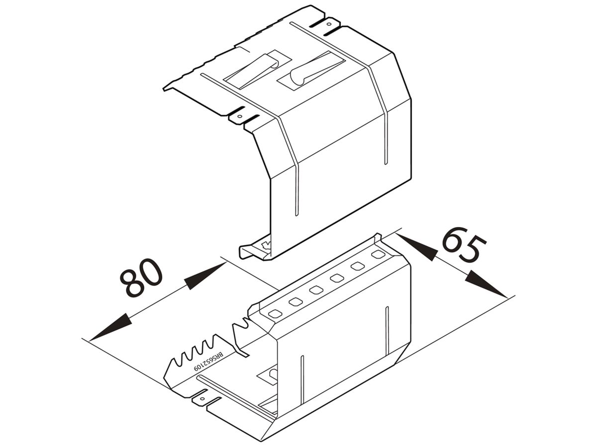 Verbinder tehalit BRS 65210 verzinkt