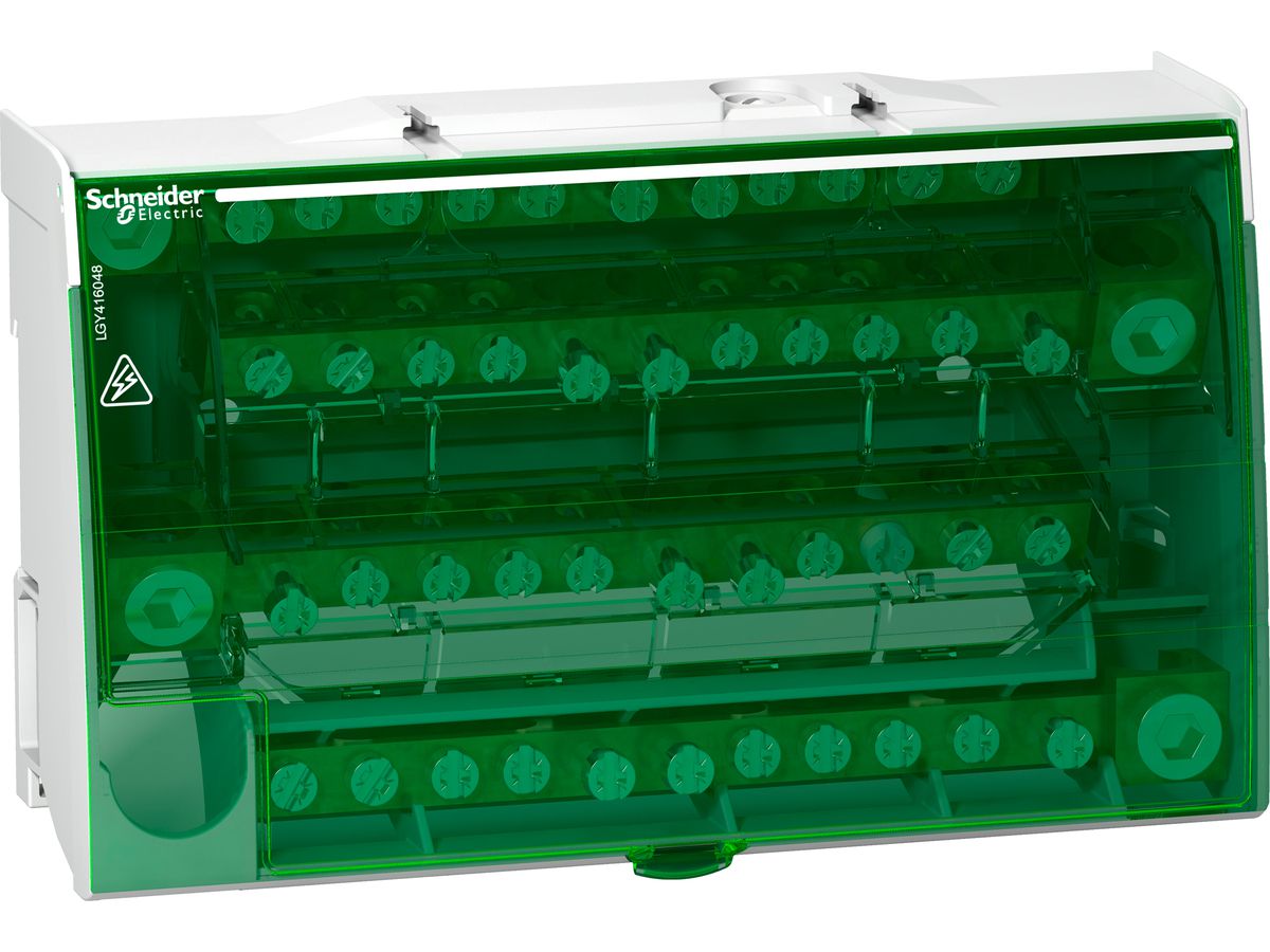 Klemmenblock Linergy 70mm² 4P 160A Anschlusskapazität 4×12 Stück