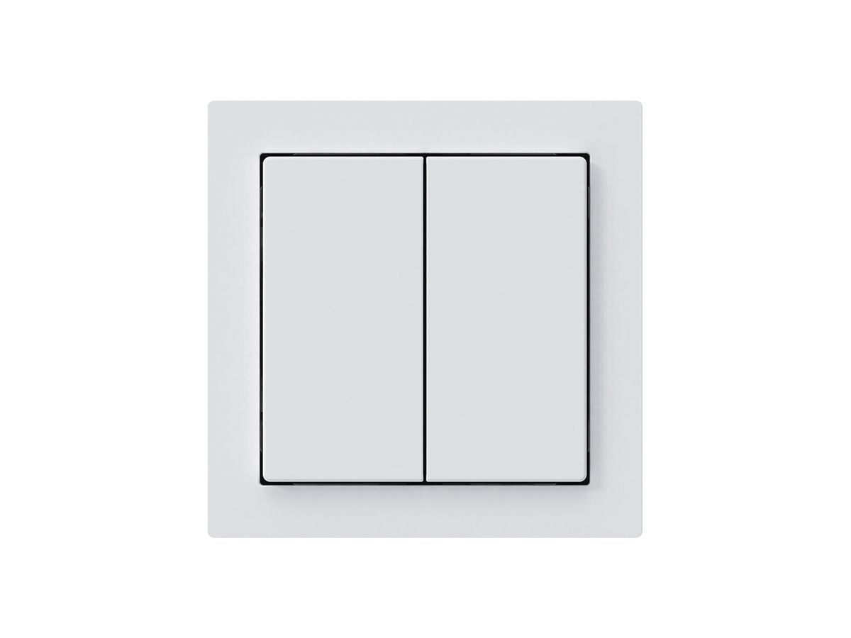 KNX-Taster Hager BA kallysto A 2-fach 60×60mm weiss