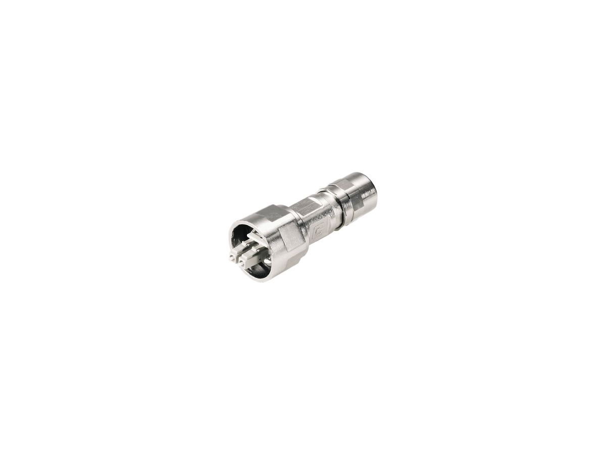 Stecker LWL Weidmüller V1 Bayonett Metall LC-Duplex MM, IP67