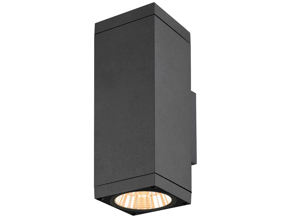 LED-Wandleuchte SLV THEO PRO L 30W 3600lm 2700K IP65 DALI direkt/indirekt an