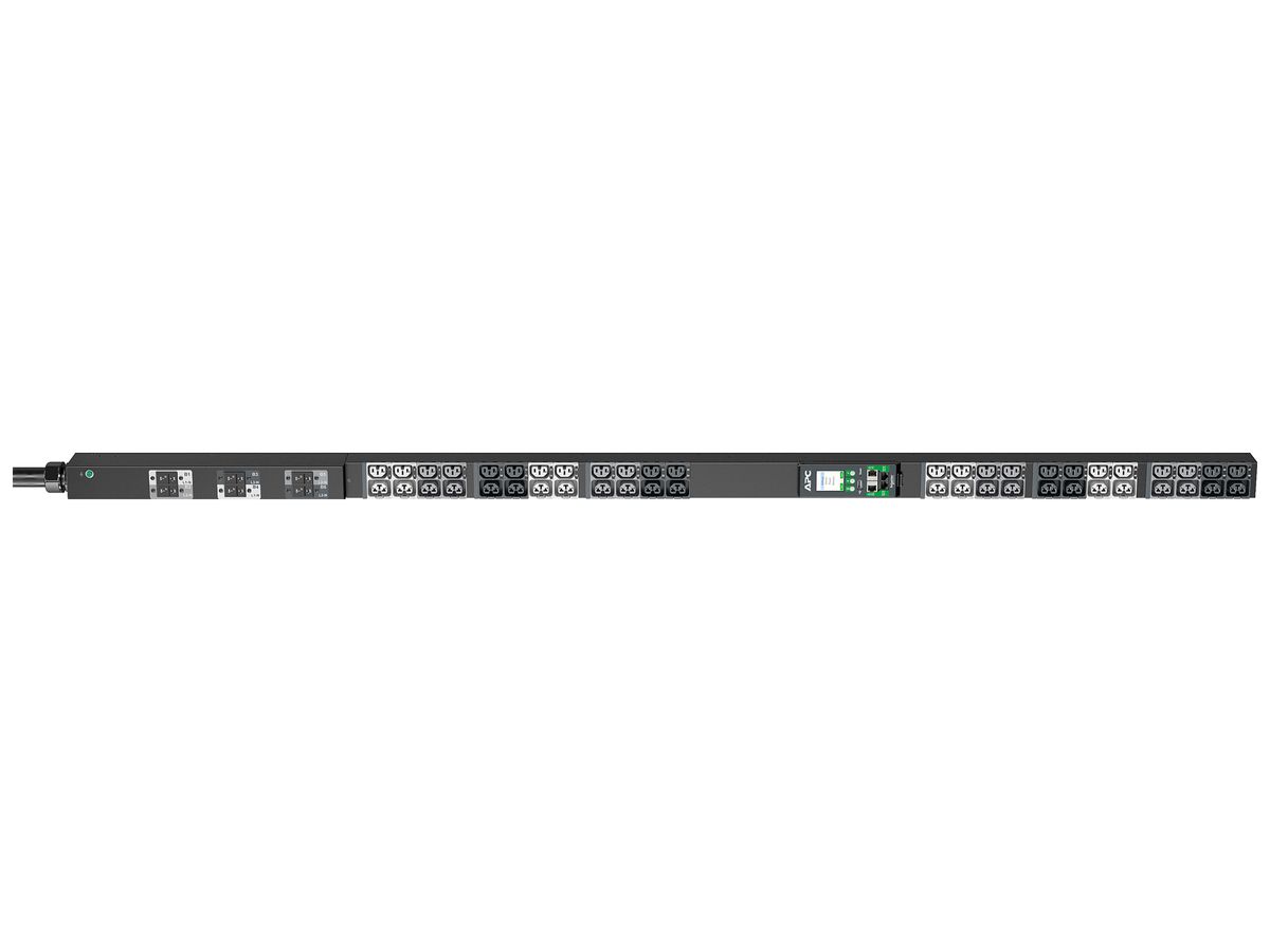 Steckdosenleiste APC NetShelter 55×1780×75mm 24×C13 24×C19 Met.22.1kW 400V 32A