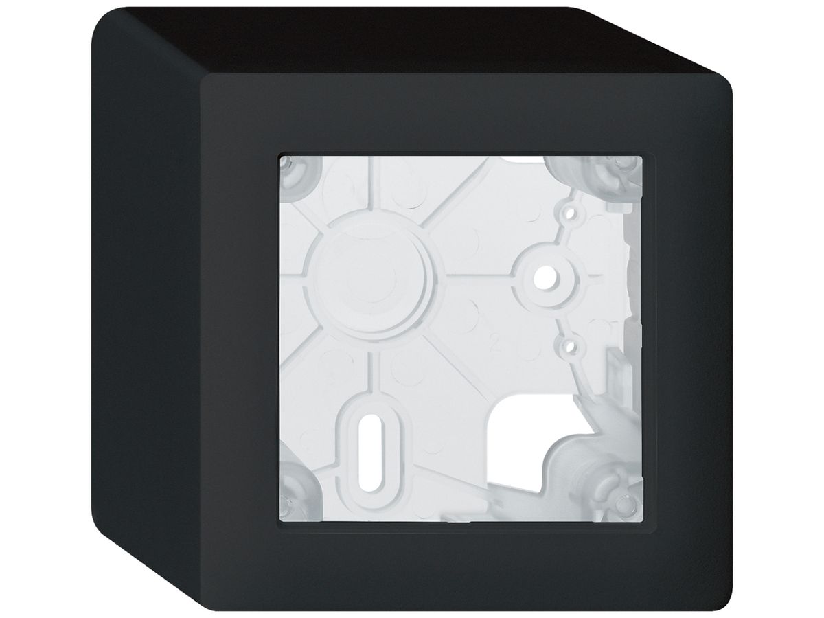 AP-Gehäuse kallysto schwarz H=64mm