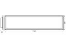 LED-Deckenleuchte LEDVANCE SMART+ PLANON RGBW 36W 2800lm 2700…6500K 1200×300 ws