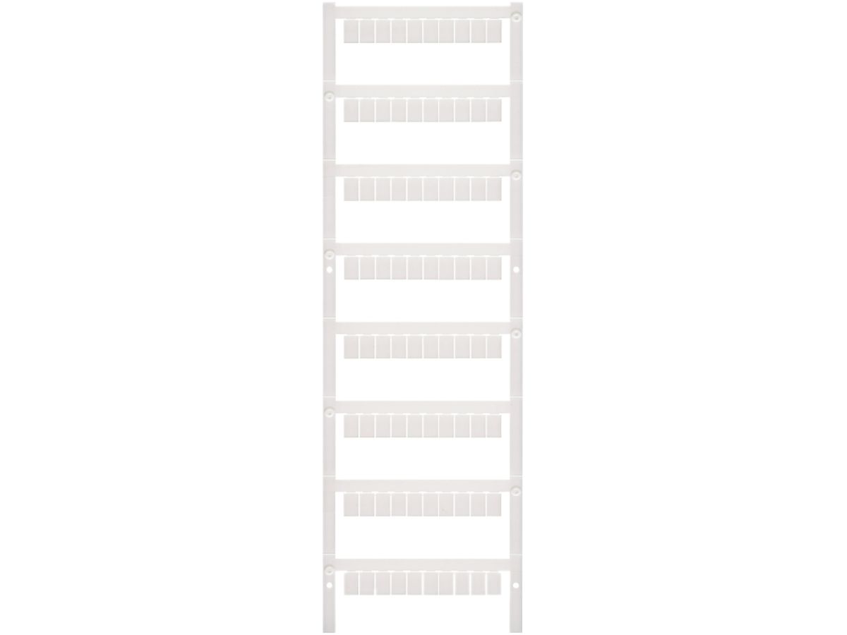 Gerätemarkierer Weidmüller MultiCard ESG steckbar 6×9mm PA66 weiss