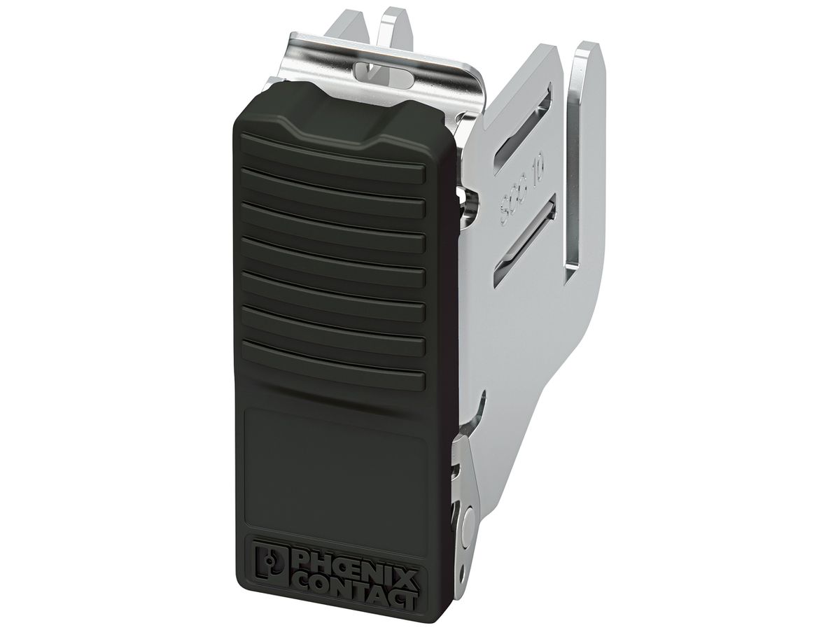 Schirmanschlussklemme PX SCC 10 für Sammelschiene schwarz
