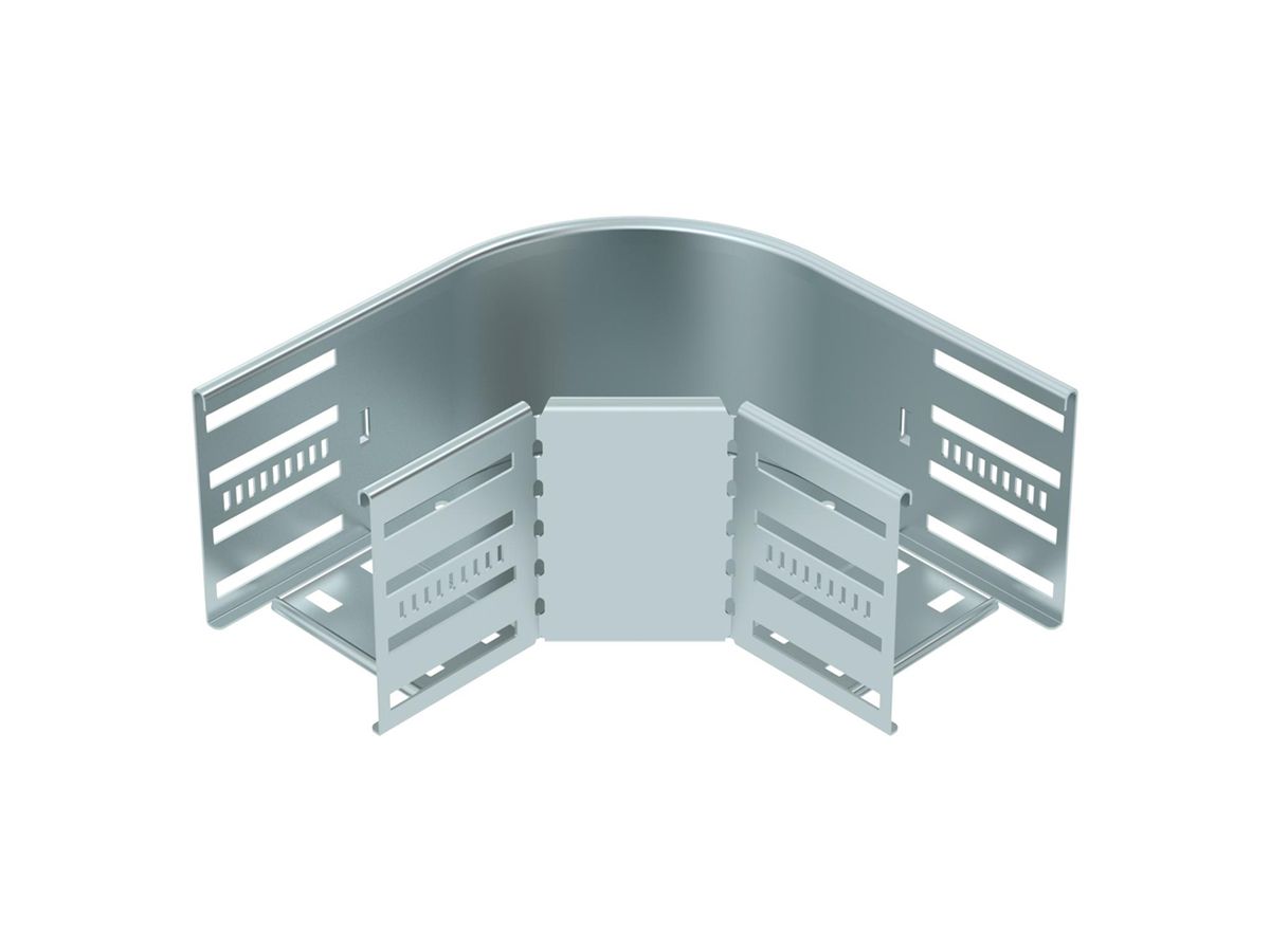 Bogen BET RB 90° 110×100mm Stahl bandverzinkt