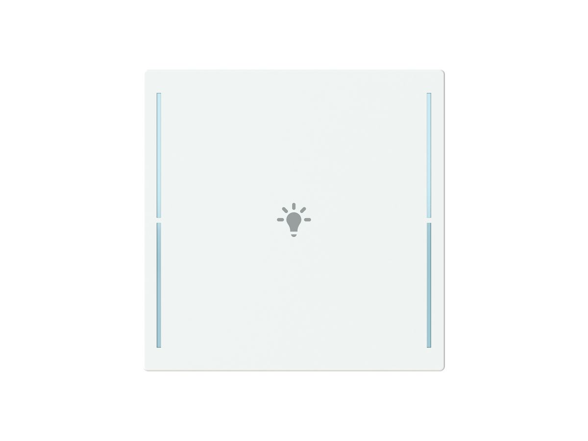 Tasterabdeckung ABB SIDUS touch 1-fach "Taster-Beleuchtung" weiss