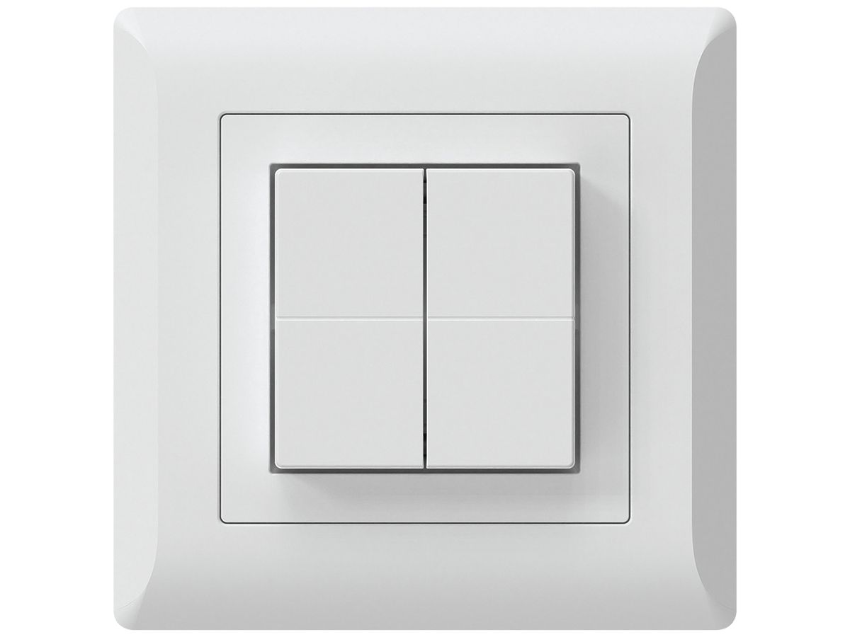 Funktaster Friends of Hue KLI, 4×, 92×92mm, klebend, weiss
