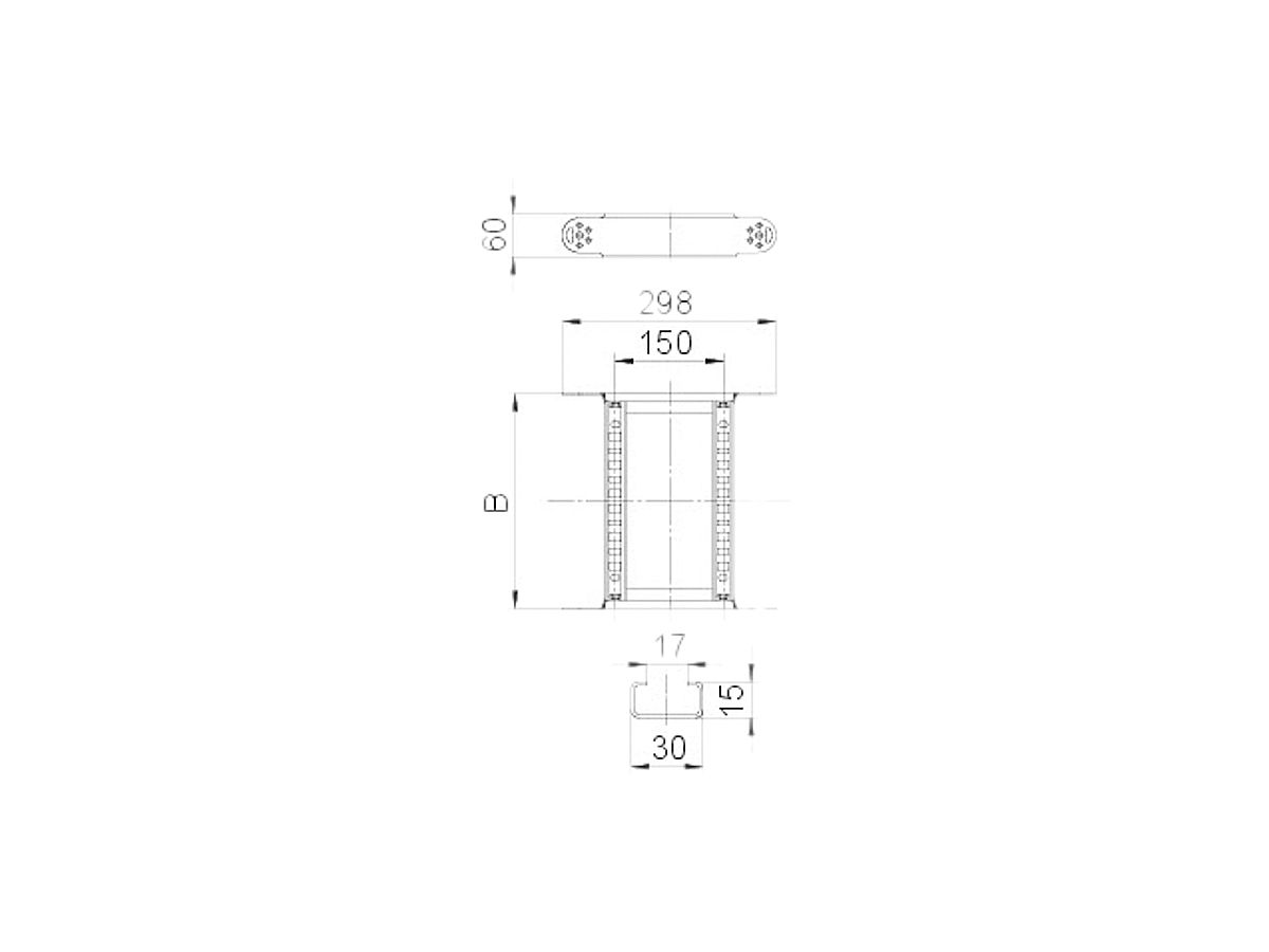 Gelenkbogenelement Bettermann LGBE 60×400mm für Kabelleiter bandverzinkt