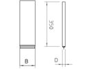 Brandschutzkissen Bettermann mittel 350×170×23mm, grau