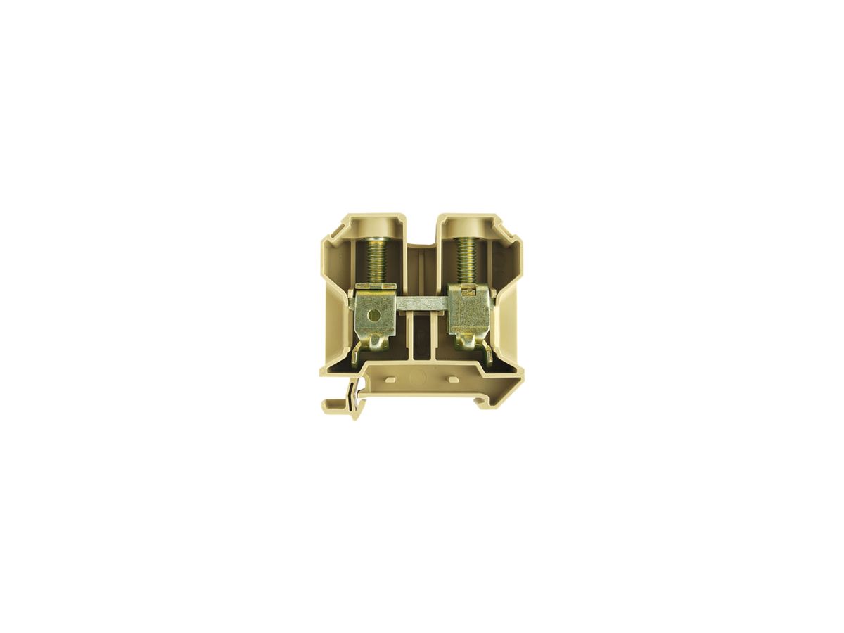 Durchgangs-Reihenklemme Weidmüller SAK Schraubanschluss 35mm² PA66 TS35 beige