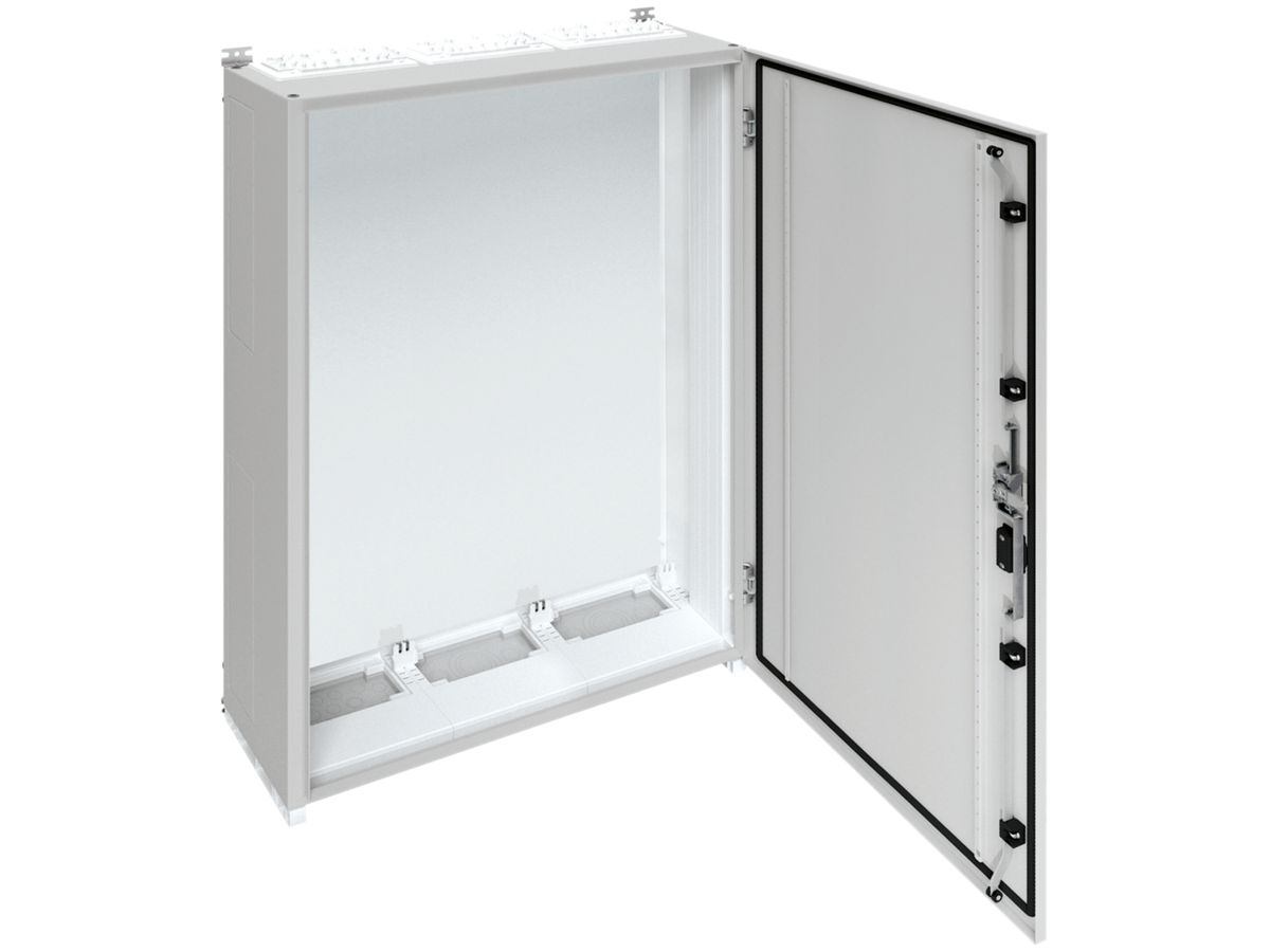 Wandschrank Hager univers mit Volltür SK II IP55 1250×800×275mm RAL 7035