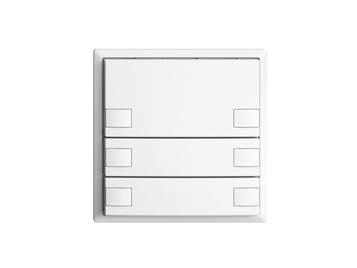 UP-Taster KNX 3-fach EDIZIOdue weiss RGB ohne LED