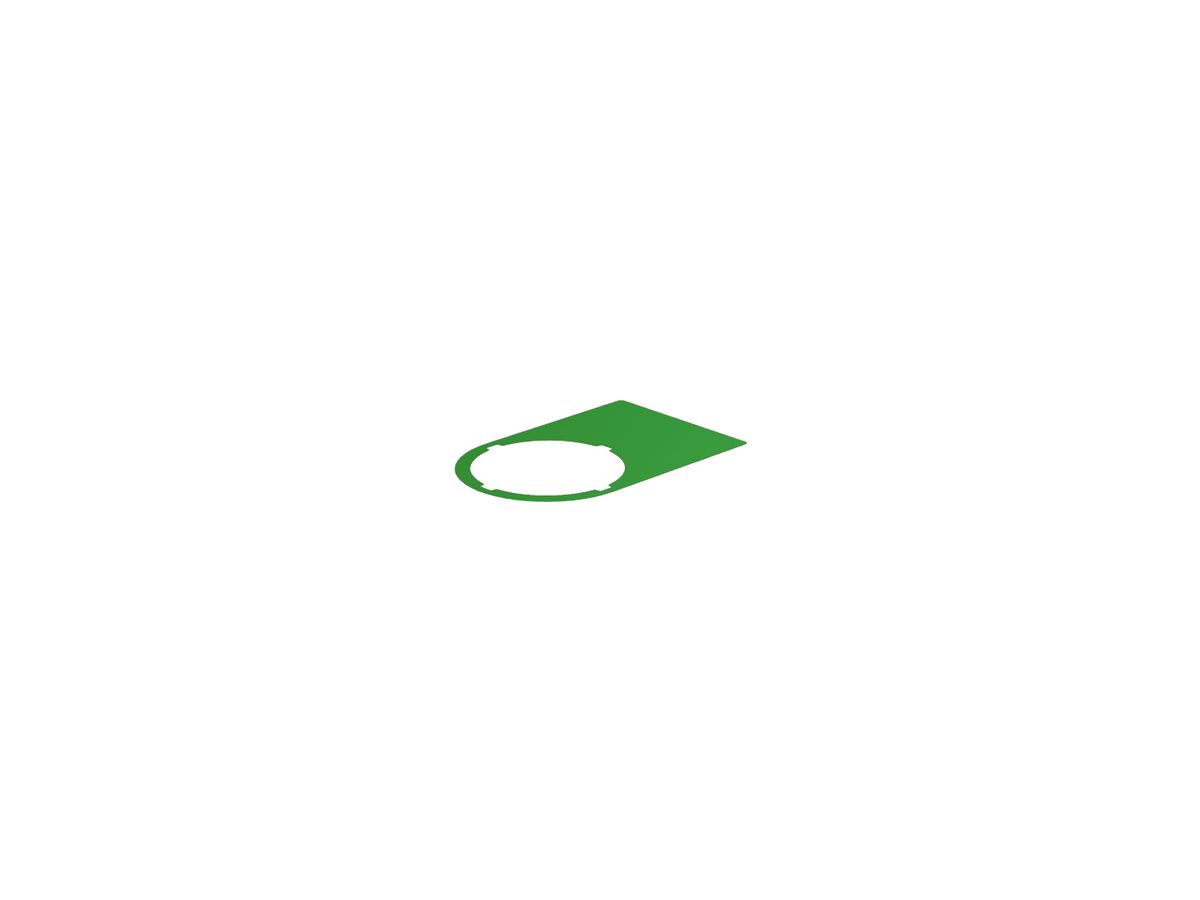 Gerätemarkierer Weidmüller MultiMark SM selbstklebend 62×36mm Polyester grün