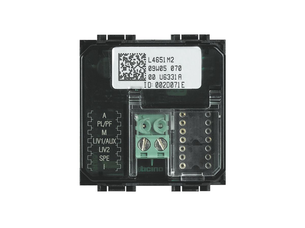 EB-Taster Legrand MyHOME Living Light 1-fach