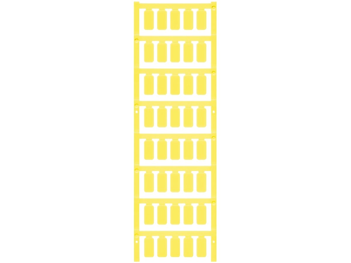 Gerätemarkierer Weidmüller MultiCard SM selbstklebend 9.5×18mm PA66 gelb