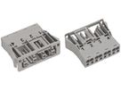 Buchsenteil WAGO 4L 2×0.5…4mm² grau