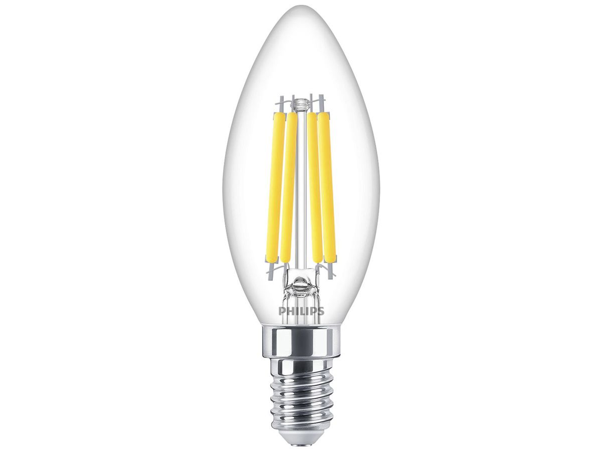 LED-Lampe Philips MAS VLE E14 3.4W 470lm 927 DIM Ø35×97mm B35 klar