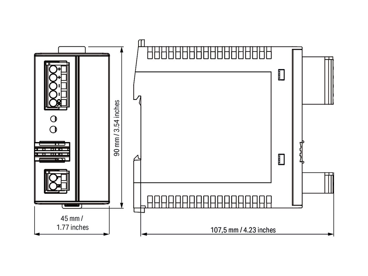 REG-Stromversorgung WAGO EPSITRON COMPACT einphasig, 2A 24VDC